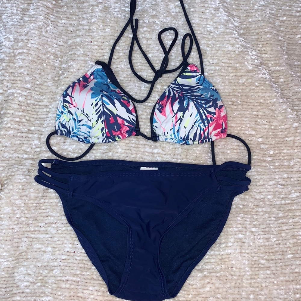 Navy blue bikini